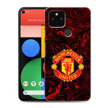 Силиконовый чехол на Google Pixel 5 с принтом Manchester United