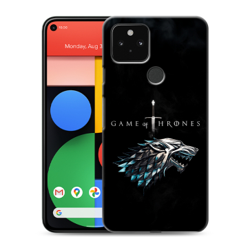 Силиконовый чехол на Google Pixel 5 с принтом Игра Престолов Game Thrones