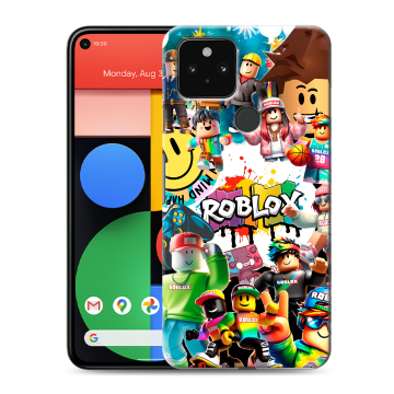Силиконовый чехол на Google Pixel 5 с принтом Roblox Роблокс Силиконовый чехол на Google Pixel 5 с принтом Roblox Роблокс