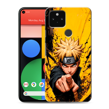 Силиконовый чехол на Google Pixel 5 с принтом Naruto Наруто