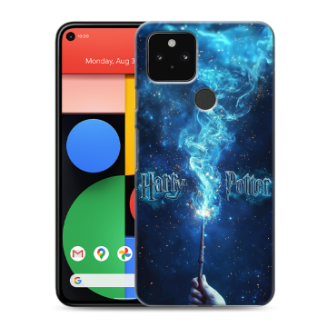 Силиконовый чехол на Google Pixel 5 с принтом Harry Potter Гарри Поттер