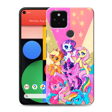Силиконовый чехол на Google Pixel 5 с принтом My little pony Дружба чудо