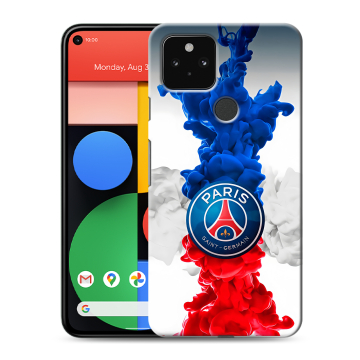 Силиконовый чехол на Google Pixel 5 с принтом PSG ПСЖ