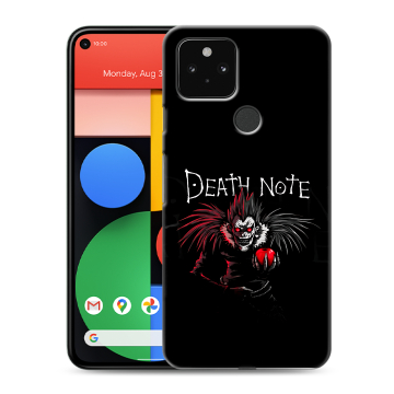 Силиконовый чехол на Google Pixel 5 с принтом Death note Тетрадь смерти Силиконовый чехол на Google Pixel 5 с принтом Death note Тетрадь смерти