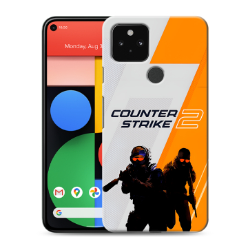 Силиконовый чехол на Google Pixel 5 с принтом Counter Strike