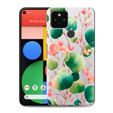 Силиконовый чехол на Google Pixel 5 с принтом женский