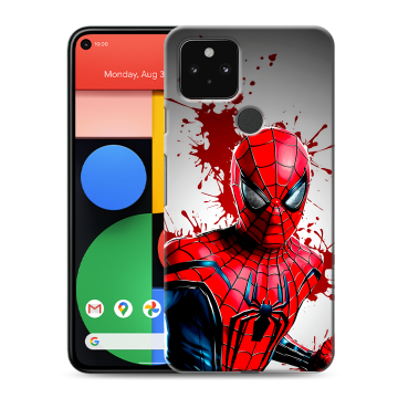 Силиконовый чехол на Google Pixel 5 с принтом Spiderman Человек паук