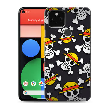Силиконовый чехол на Google Pixel 5 с принтом One Piece Ван Пис