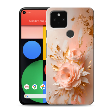 Силиконовый чехол на Google Pixel 5 с принтом женский