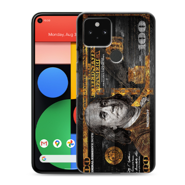 Силиконовый чехол на Google Pixel 5 с принтом Доллар деньги