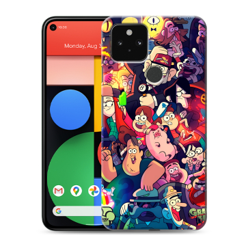 Силиконовый чехол на Google Pixel 5 с принтом Gravity Falls Гравити Фолз