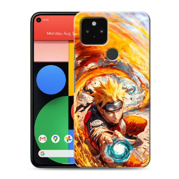 Силиконовый чехол на Google Pixel 5 с принтом Аниме Наруто Naruto