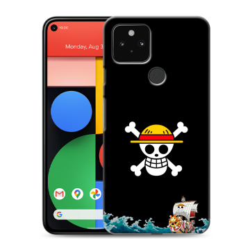 Силиконовый чехол на Google Pixel 5 с принтом One Piece Ван Пис
