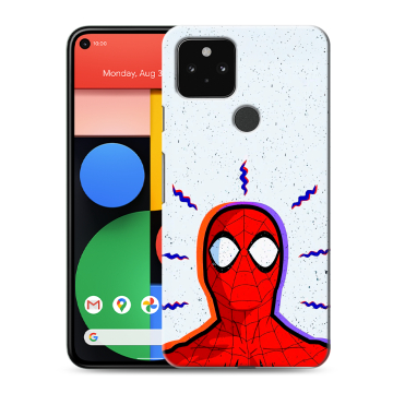Силиконовый чехол на Google Pixel 5 с принтом Spiderman Человек паук
