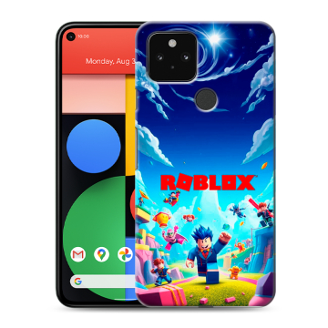 Силиконовый чехол на Google Pixel 5 с принтом Roblox Роблокс Силиконовый чехол на Google Pixel 5 с принтом Roblox Роблокс