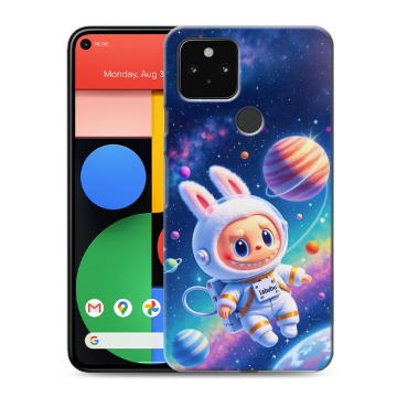 Силиконовый чехол на Google Pixel 5 с принтом Labubu Лабубу