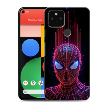 Силиконовый чехол на Google Pixel 5 с принтом Spiderman Человек паук