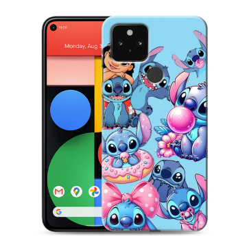Силиконовый чехол на Google Pixel 5 с принтом Лило и Стич Силиконовый чехол на Google Pixel 5 с принтом Лило и Стич