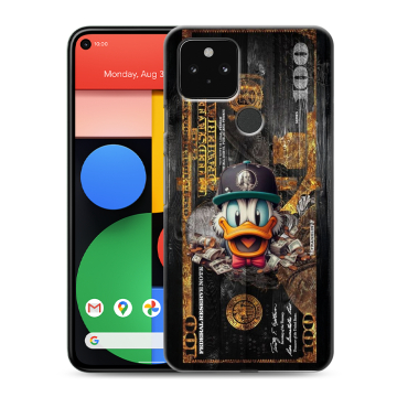 Силиконовый чехол на Google Pixel 5 с принтом Дональд Дак Доллар