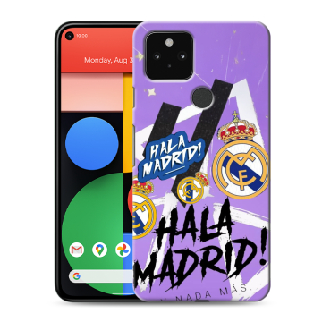 Силиконовый чехол на Google Pixel 5 с принтом Real Madrid Реал Мадрид
