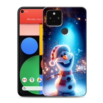 Силиконовый чехол на Google Pixel 5 с принтом Новый год