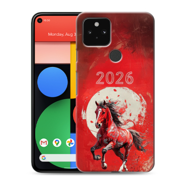 Силиконовый чехол на Google Pixel 5 с принтом Новый год