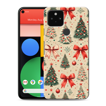 Силиконовый чехол на Google Pixel 5 с принтом Новый год