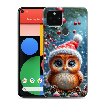 Силиконовый чехол на Google Pixel 5 с принтом Новый год Силиконовый чехол на Google Pixel 5 с принтом Новый год