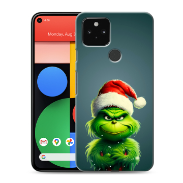 Силиконовый чехол на Google Pixel 5 с принтом Новый год Силиконовый чехол на Google Pixel 5 с принтом Новый год
