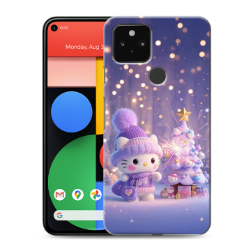 Силиконовый чехол на Google Pixel 5 с принтом Новый год Силиконовый чехол на Google Pixel 5 с принтом Новый год