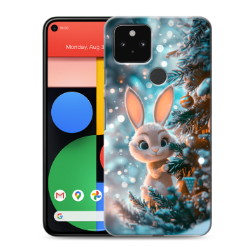 Силиконовый чехол на Google Pixel 5 с принтом Новый год Силиконовый чехол на Google Pixel 5 с принтом Новый год