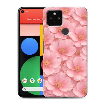 Силиконовый чехол на Google Pixel 5 с принтом женский
