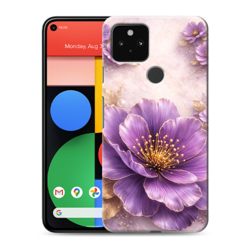 Силиконовый чехол на Google Pixel 5 с принтом женский
