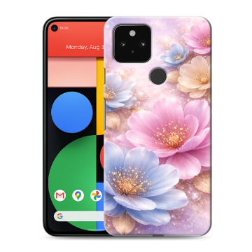 Силиконовый чехол на Google Pixel 5 с принтом женский