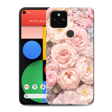 Силиконовый чехол на Google Pixel 5 с принтом женский