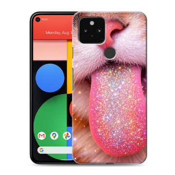 Силиконовый чехол на Google Pixel 5 с принтом для девочек