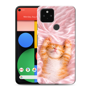 Силиконовый чехол на Google Pixel 5 с принтом женский