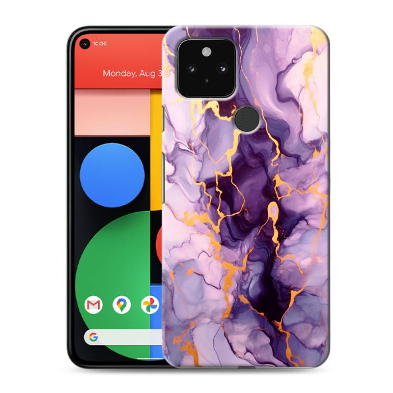 Силиконовый чехол на Google Pixel 5 с принтом Мрамор Силиконовый чехол на Google Pixel 5 с принтом Мрамор
