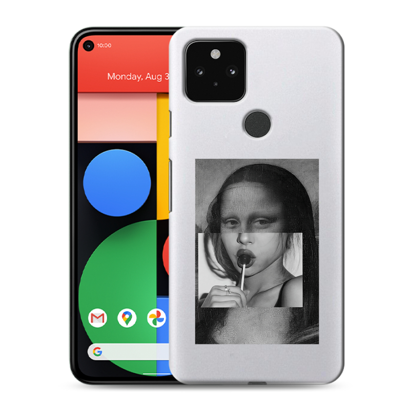 Пластиковый чехол на Google Pixel 5 с принтом Мона Лиза Пластиковый чехол на Google Pixel 5 с принтом Мона Лиза