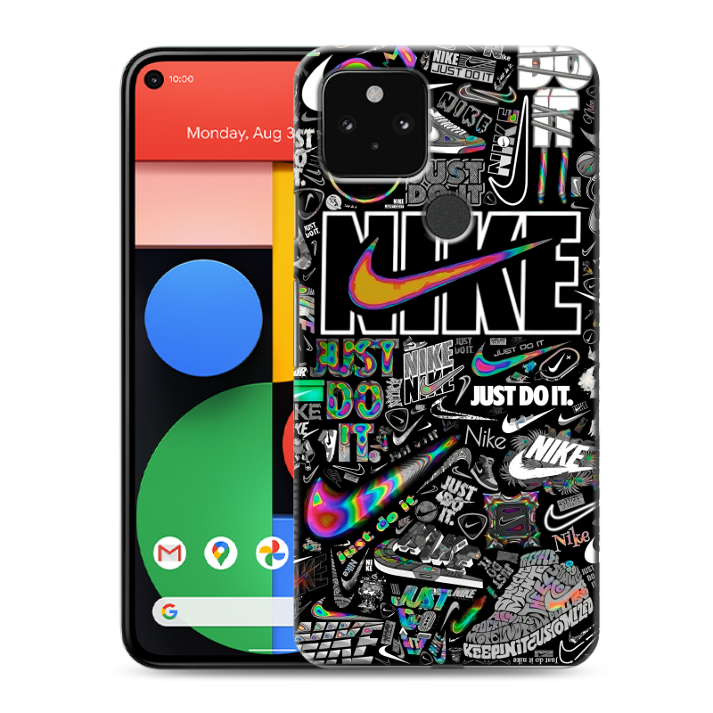 Пластиковый чехол на Google Pixel 5 с принтом Найк Пластиковый чехол на Google Pixel 5 с принтом Найк
