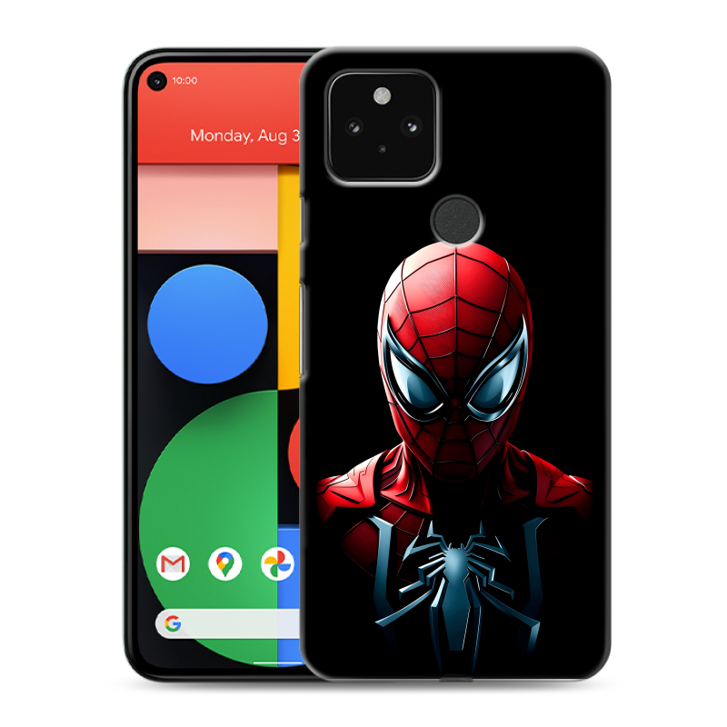 Пластиковый чехол на Google Pixel 5 с принтом Spiderman Человек паук Пластиковый чехол на Google Pixel 5 с принтом Spiderman Человек паук