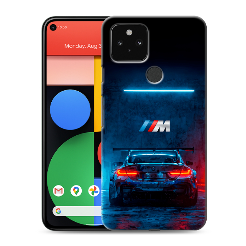 Силиконовый чехол на Google Pixel 5 с принтом BMW БМВ Силиконовый чехол на Google Pixel 5 с принтом BMW БМВ