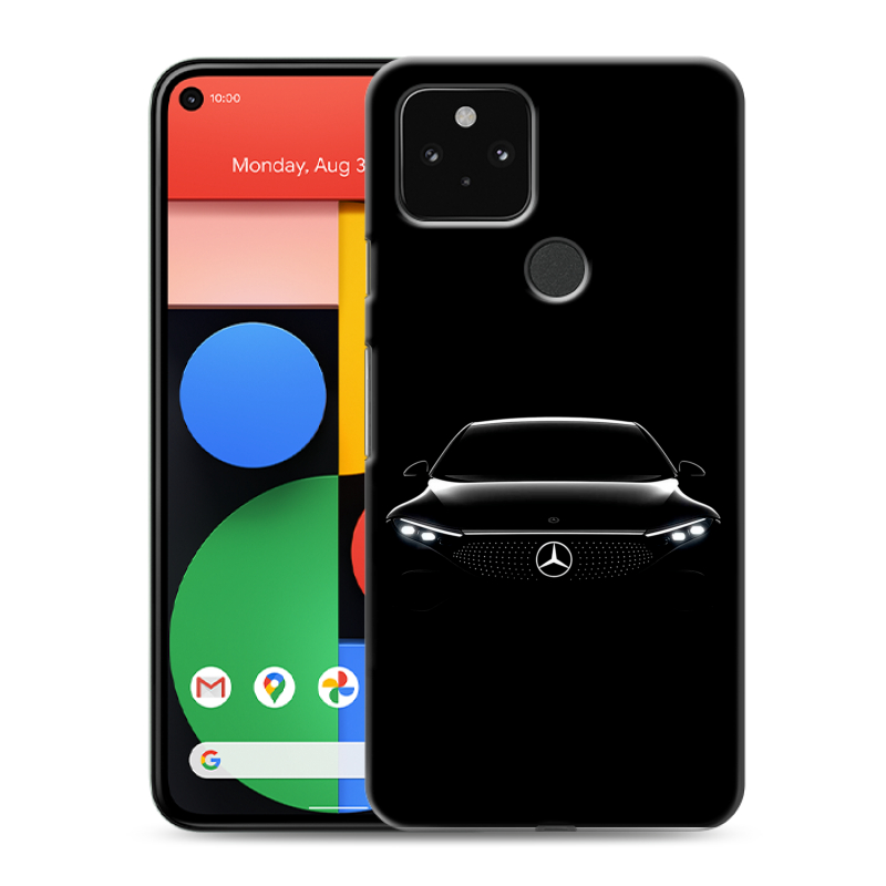 Силиконовый чехол на Google Pixel 5 с принтом Mercedes Мерседес Силиконовый чехол на Google Pixel 5 с принтом Mercedes Мерседес