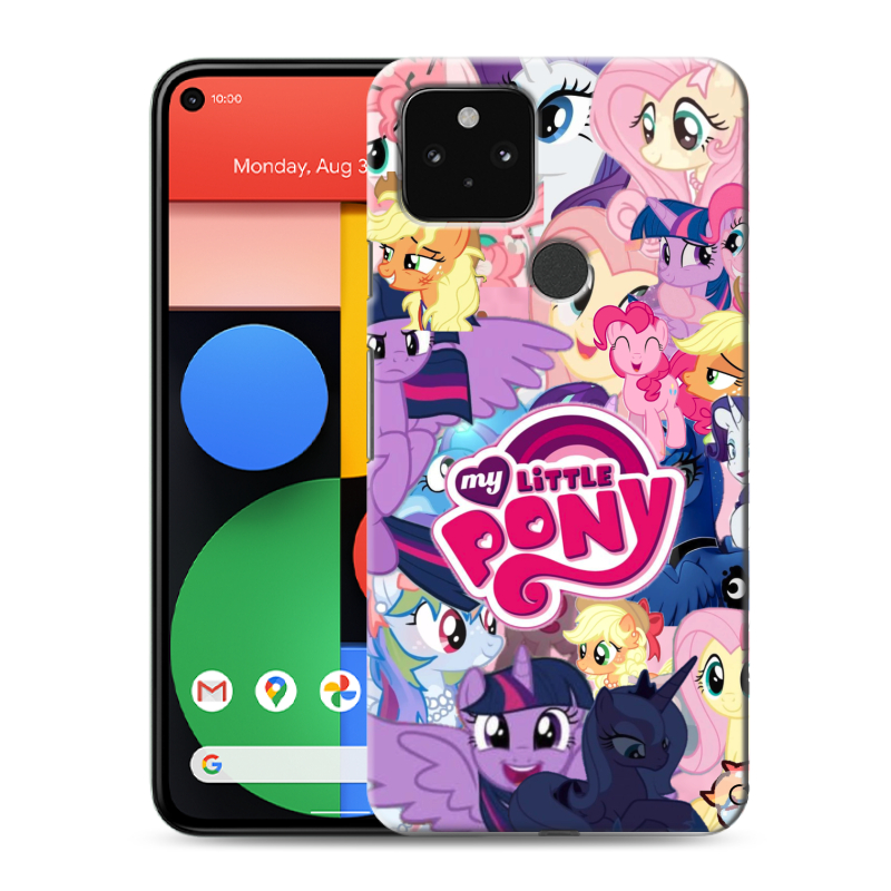 Силиконовый чехол на Google Pixel 5 с принтом My little pony Дружба чудо Силиконовый чехол на Google Pixel 5 с принтом My little pony Дружба чудо