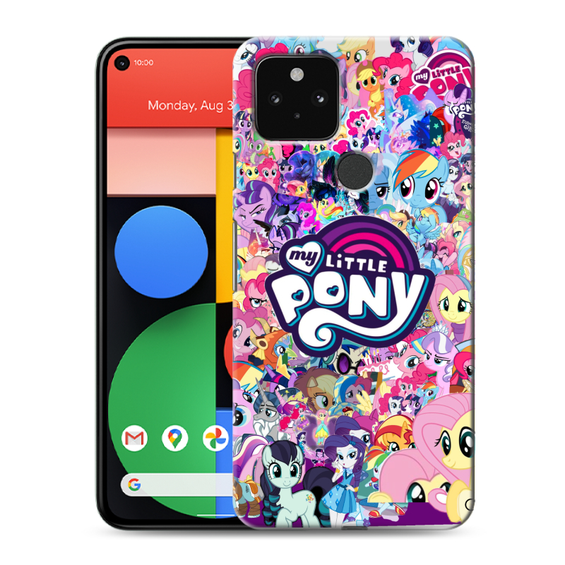 Силиконовый чехол на Google Pixel 5 с принтом My little pony Дружба чудо Силиконовый чехол на Google Pixel 5 с принтом My little pony Дружба чудо