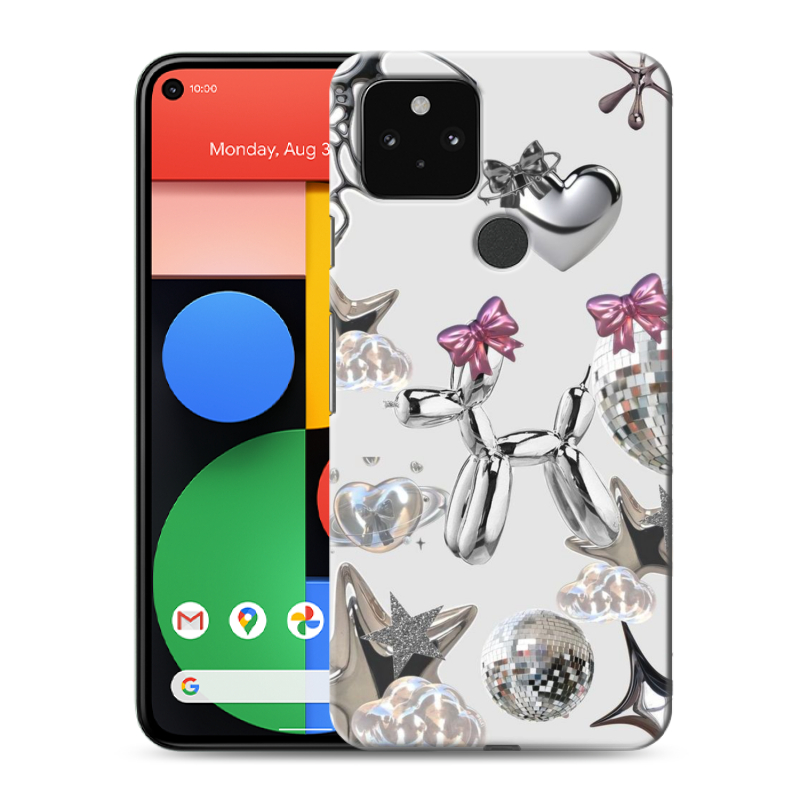 Силиконовый чехол на Google Pixel 5 с принтом Y2K Силиконовый чехол на Google Pixel 5 с принтом Y2K