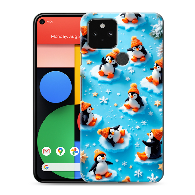 Силиконовый чехол на Google Pixel 5 с принтом Новый год Силиконовый чехол на Google Pixel 5 с принтом Новый год