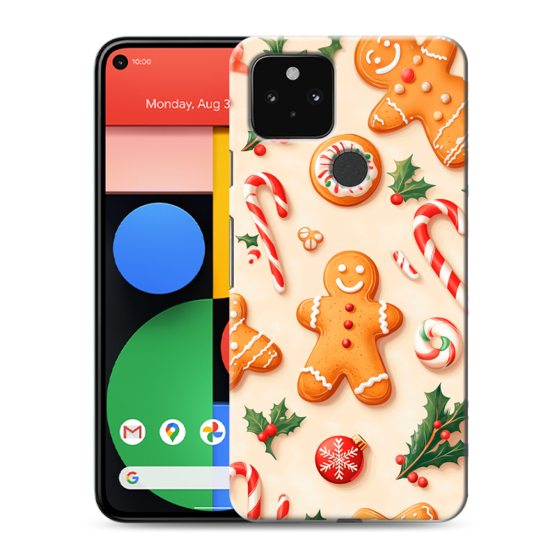 Пластиковый чехол на Google Pixel 5 с принтом Новый год Пластиковый чехол на Google Pixel 5 с принтом Новый год