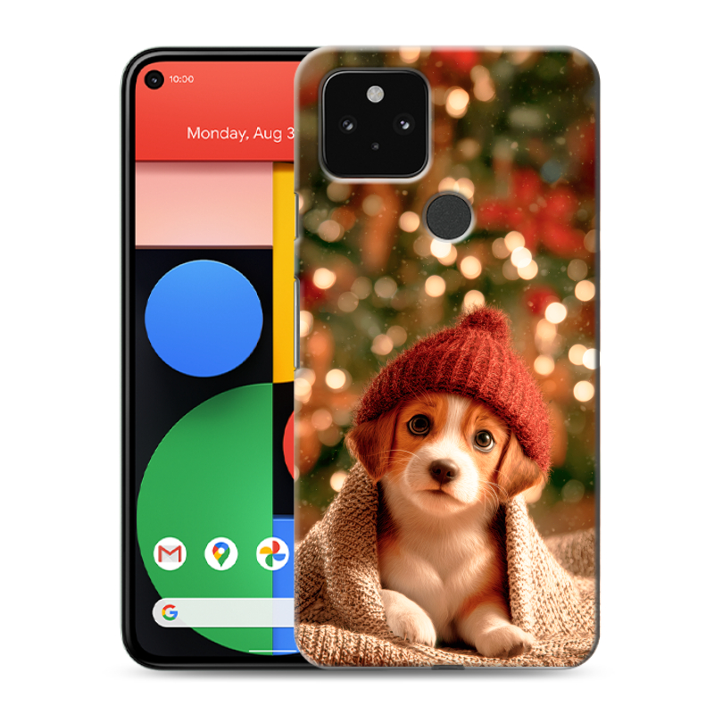 Силиконовый чехол на Google Pixel 5 с принтом Новый год Силиконовый чехол на Google Pixel 5 с принтом Новый год