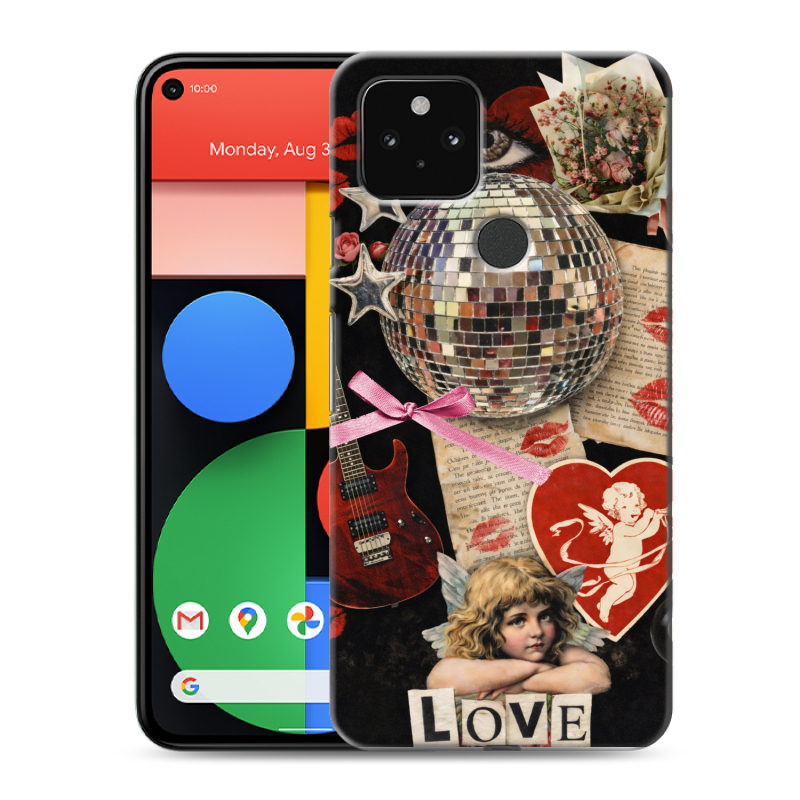 Силиконовый чехол на Google Pixel 5 с принтом для девочек Силиконовый чехол на Google Pixel 5 с принтом для девочек